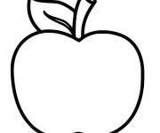 Coloriage Une pomme grande section