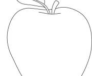 Coloriage Une pomme prestigieuse