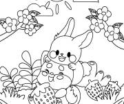 Coloriage Dessin Printemps gratuit