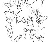 Coloriage F&eacute;e du printemps