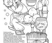 Coloriage F&ecirc;te Norouz au printemps