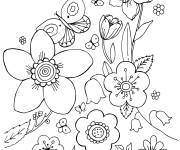 Coloriage Les symboles du plus beau saison de l'ann&eacute;e