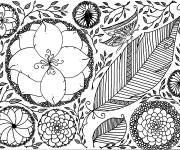 Coloriage Printemps a color