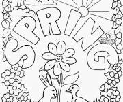 Coloriage Printemps en ligne