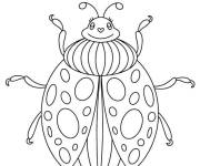Coloriage Coccinelle magnifique en ligne