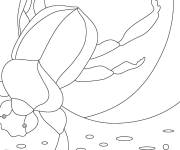 Coloriage Scarab&eacute;e insecte ce1