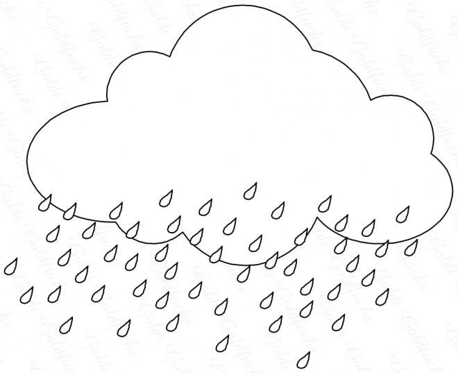 Coloriage De Nuages A Imprimer