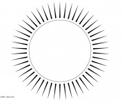 Coloriage Soleil sur ordinateur