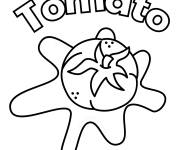 Coloriage Affiche tomate