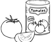 Coloriage Canne de tomate broye