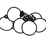 Coloriage Des tomates au crayon