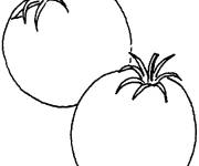 Coloriage Deux tomates jpg