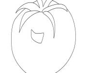 Coloriage Fruit tomate