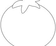 Coloriage Page de coloriage de Tomate