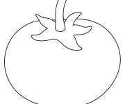 Coloriage Tomate &eacute;moji