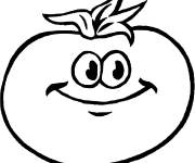Coloriage Tomate petite section