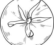 Coloriage Tomate vue de haut