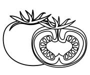 Coloriage Tomates Douces