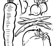 Coloriage Tomates l&eacute;gume ou fruit