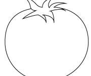 Coloriage Tomato Emoji