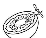 Coloriage Tranche de tomate