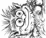 Coloriage Troll trouves les tomates
