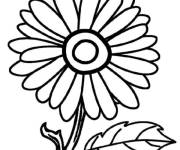 Coloriage Colorie Tournesol en jaune