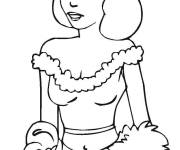 Coloriage D&eacute;corations et Fleurs hawa&iuml;ennes