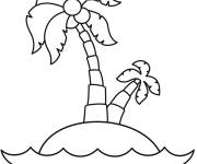 Coloriage &icirc;le facile