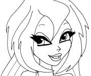 Coloriage Adolescente Bloom de cartoon