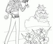 Coloriage Adolescente chinoise