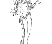 Coloriage Adolescente Freddie