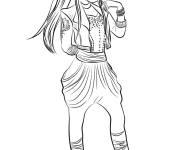 Coloriage Adolescente Jordan
