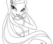 Coloriage Roxy Adolescente de Win Club