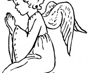 Coloriage Les ailes d'ange