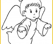 Coloriage Un petit ange