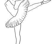 Coloriage Ballerine adulte