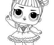 Coloriage et dessins gratuit Ballerine LOL dessin animé à imprimer