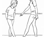 Coloriage Pratique du ballet