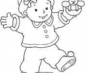 Coloriage Bebe gratuit à imprimer