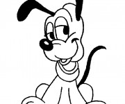 Coloriage B&eacute;b&eacute; Pluto