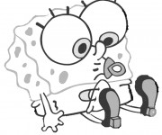 Coloriage B&eacute;b&eacute; Sponge Bob