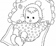 Coloriage Un bébé