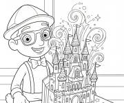 Coloriage Blippi avec le livre magique