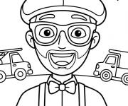 Coloriage Mod&egrave;le de Blippi
