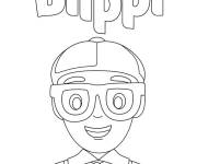 Coloriage et dessins gratuit Personnage Blippi à imprimer