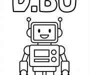 Coloriage et dessins gratuit Robot D.Bo de Blippi à imprimer