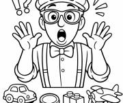 Coloriage Surprise de Blippi
