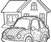 Coloriage Voiture de Blippi