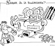 Coloriage L'Avenir de  la boulangerie